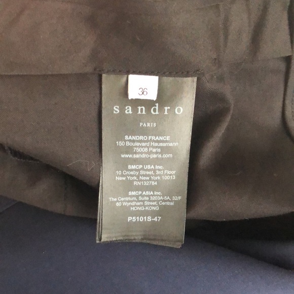 New Sandro Navy pants. Size 36. - Picture 4 of 6
